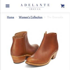 Adelante, the Granada in Caramel, 7.5 fits like 7